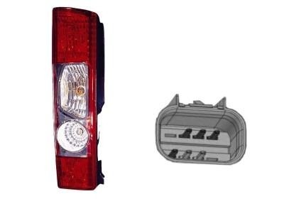 achterlicht, incl fittingdeel, links Citroen Jumper, 2006 -