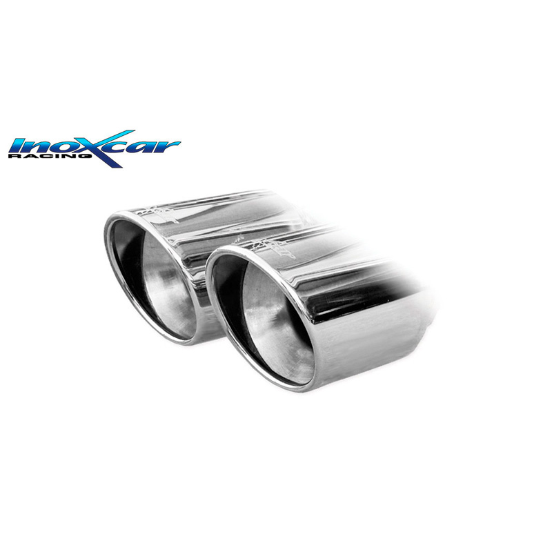 100% RVS Sportuitlaat  Audi A1 (GBA) 35TFSI (150pk) 2018- 2x70mm X-Race
