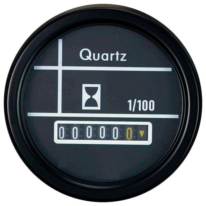 Performance Instrument Zwart Urenteller 52mm