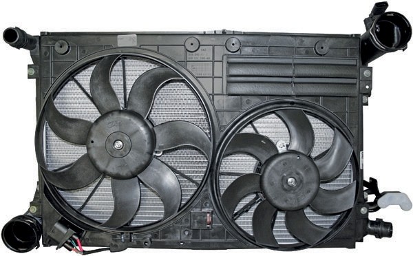 FRONTMODULE +AC Audi/VW +SEATSKODA +A/C 05->> 2.0 TDI met INTERC