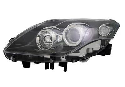 koplamp, H7+H7, elektr verstelb, zwart, rechts Renault Laguna, 2