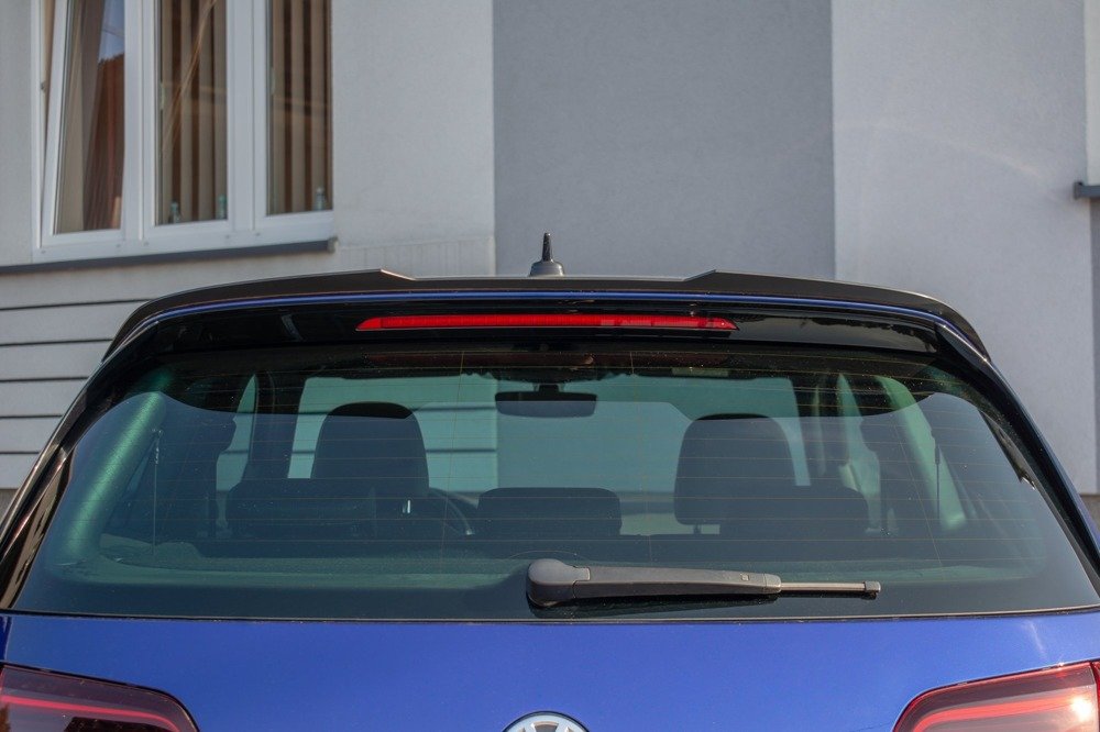 Opzetstuk Spoiler VW Golf 7/7.5 R / GTI Facelift Glans Zwart