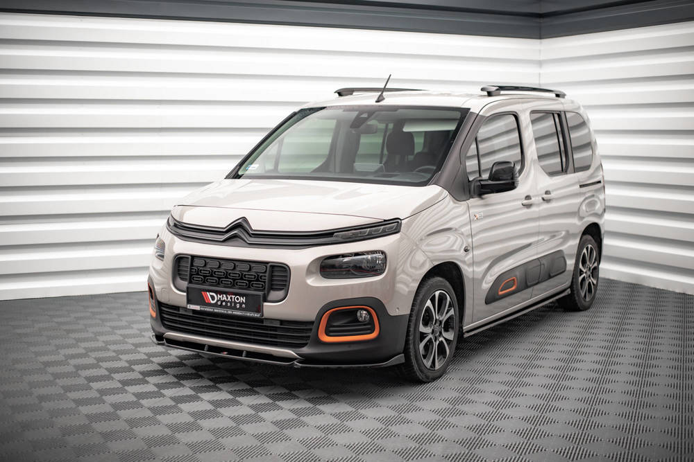 Voorspoiler Citroen Berlingo MK3 Maxton Glans Zwart