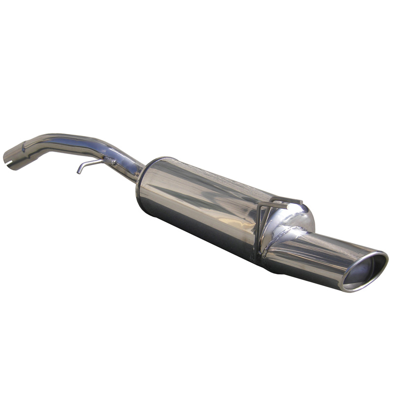 100% RVS Sportuitlaat  Fiat Stilo 1.8 16v (133pk) 120x80mm