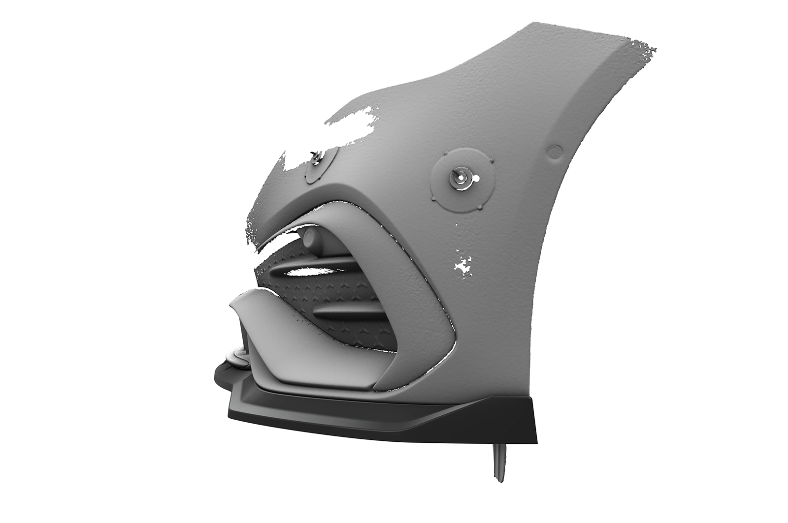 Voorspoiler Mercedes-Benz E-Klasse W214 / S214 Glans Zwart – CSR Automotive 