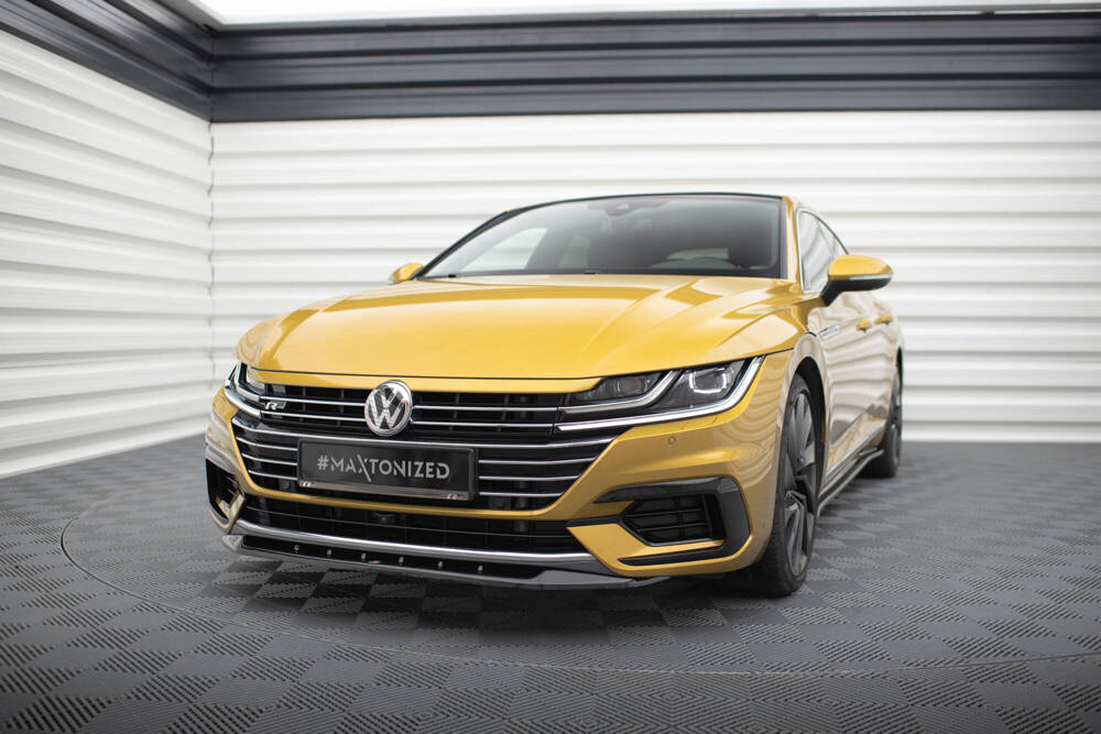 Voorspoiler V.2 Volkswagen Arteon Maxton Glans Zwart