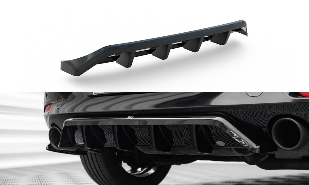 Diffuser Mazda 3 Mk4 Maxton Glans Zwart