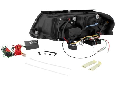 Headlights VW Passat 3BG 00-04 Devil Eyes Dlite LED Black
