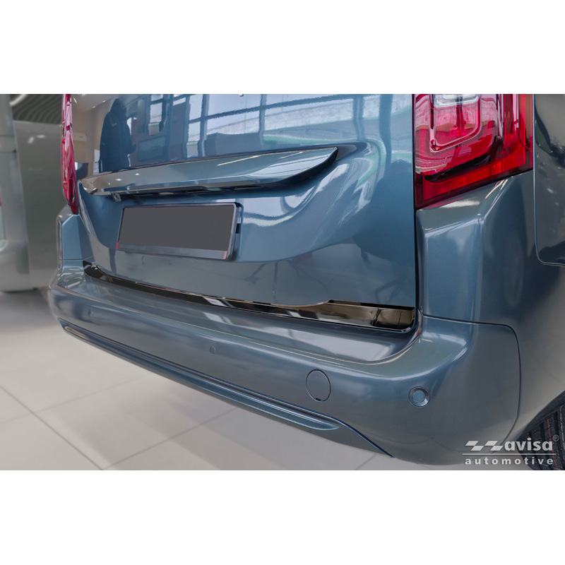 Avisa Zwart Chroom RVS Kofferbak Sierlijst  Toyota Proace City Verso 2019-2024 & Facelift 2024-