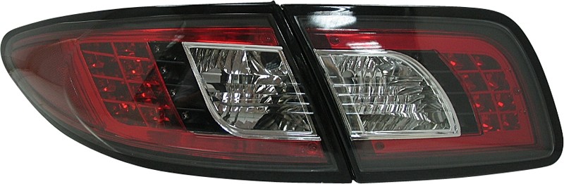 Luces traseras mazda6 4/5 door led cromoe negro