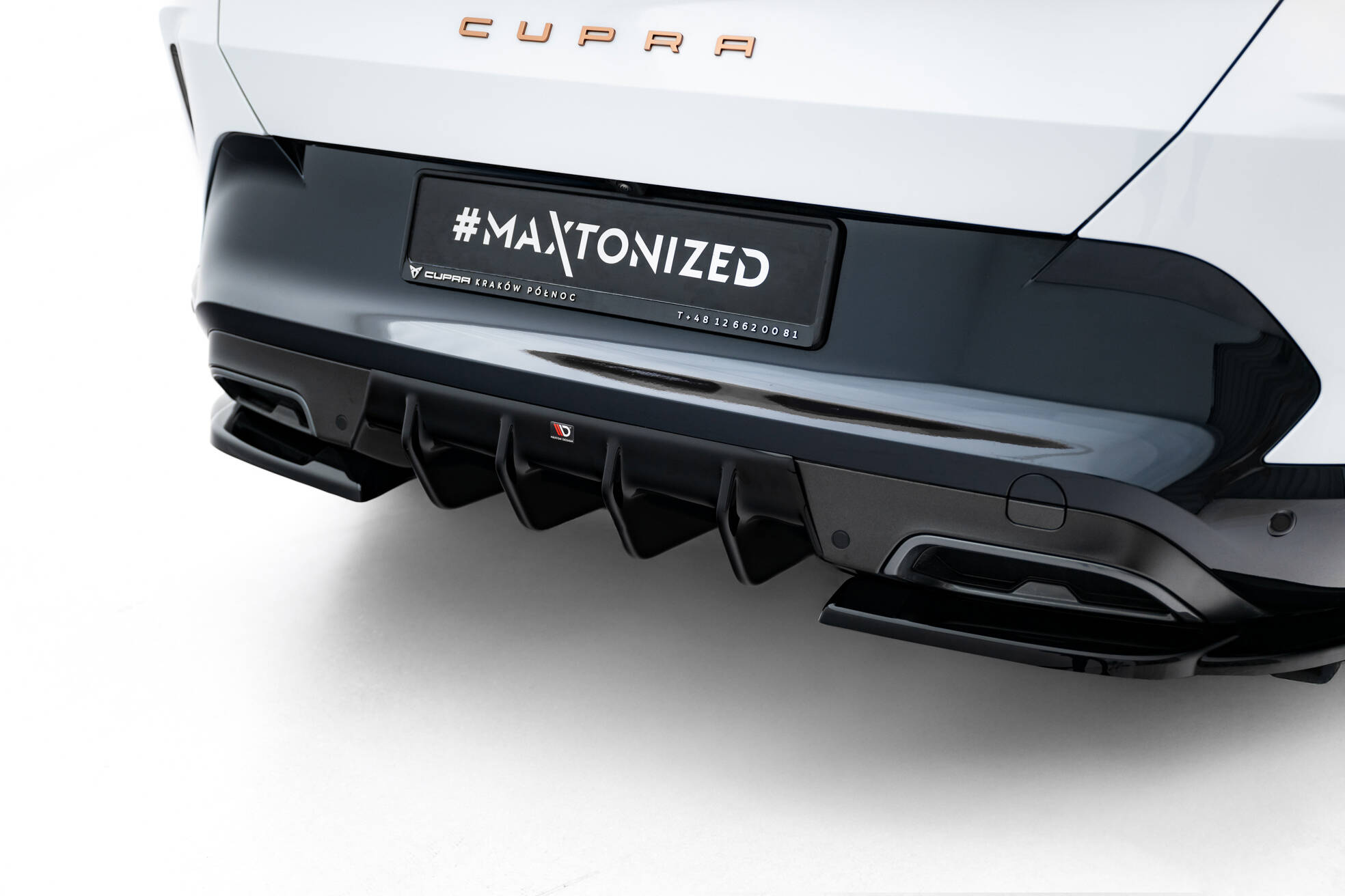 Achter Diffuser V.2 Cupra Formentor Maxton Glans Zwart