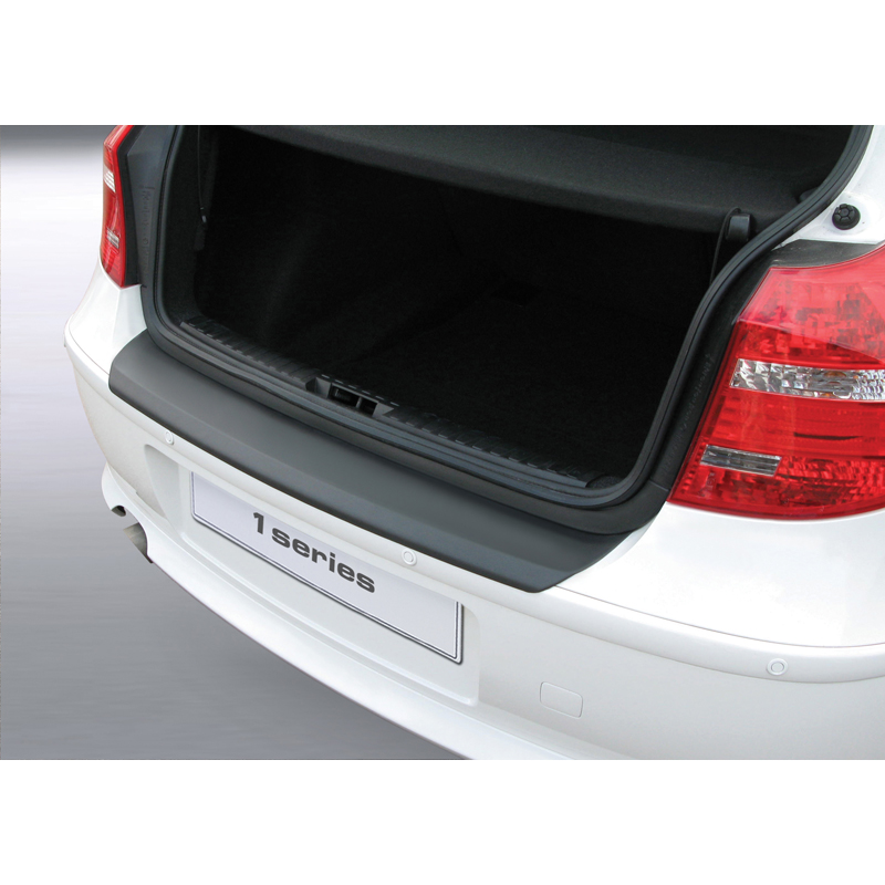 ABS Achterbumper beschermlijst  BMW 1-Serie E87 3/5 deurs 2007-2011 Zwart