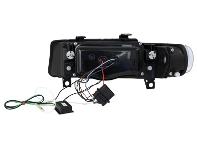 Faros Seat Leon/Toledo Dayline Los ojos del Diablo cromo
