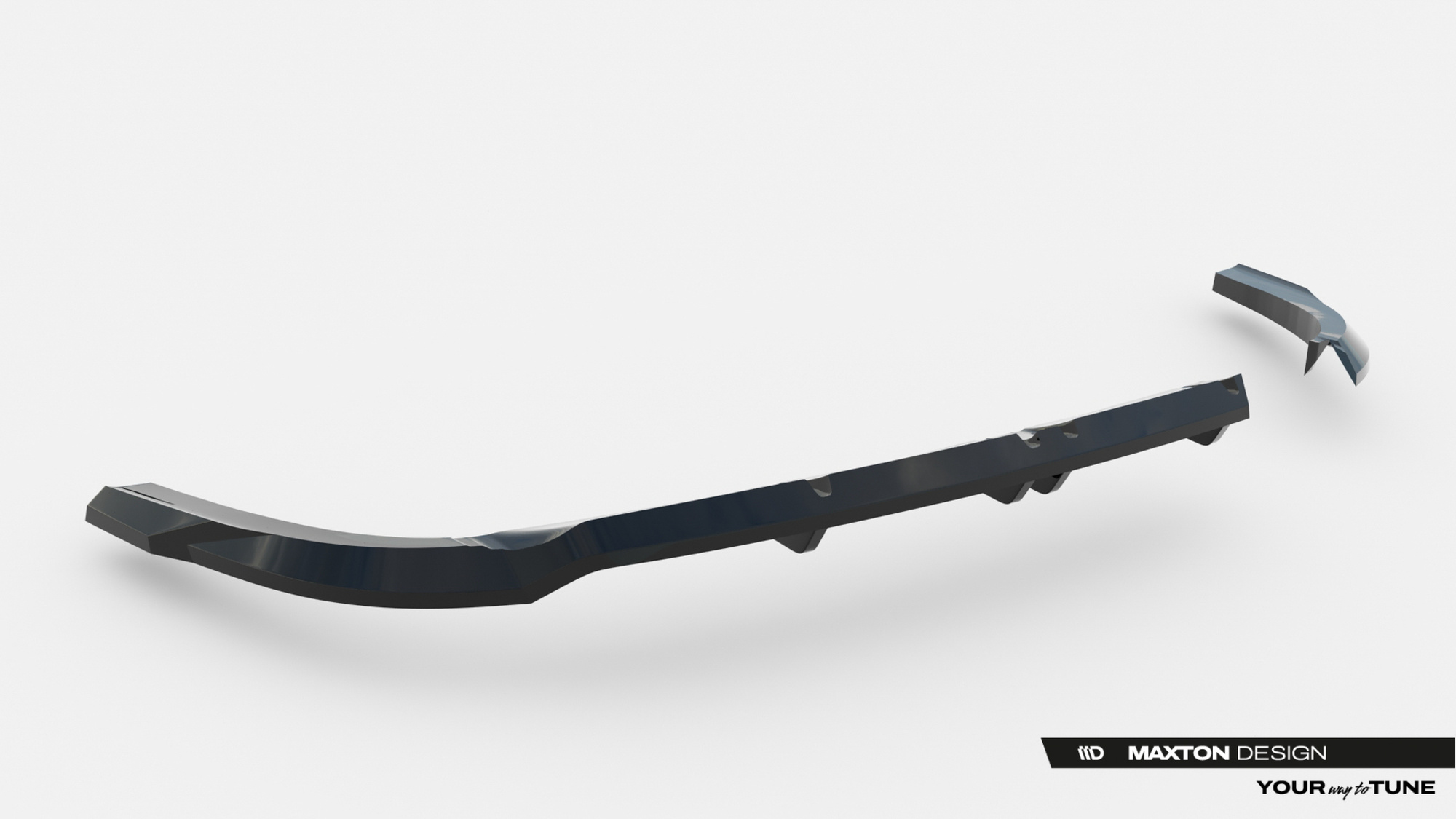 Diffusor Hyundai Tucson N-Line Mk4 Facelift Glans Zwart Maxton