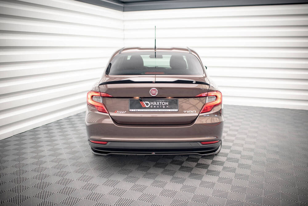 Spoiler Fiat Tipo S Sedan Maxton Glans Zwart