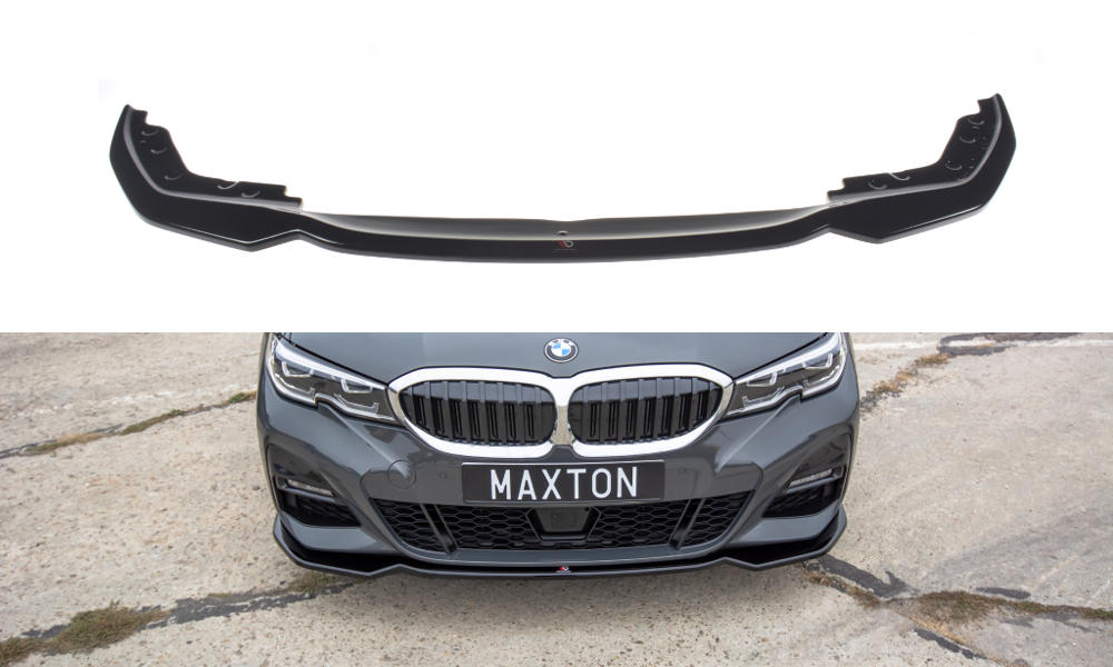 Voorspoiler BMW 3 Serie G20 M-Pakket V2 Gloss Black