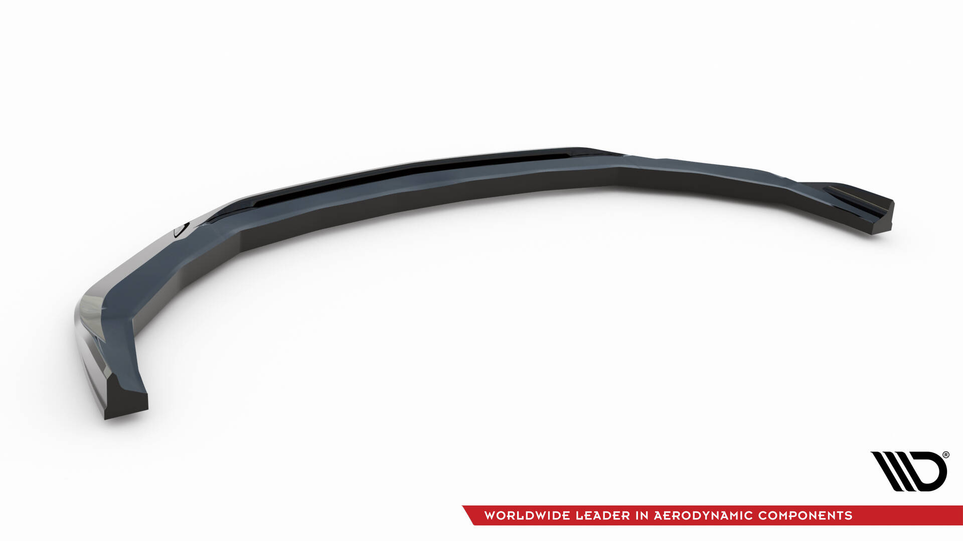 Voorspoiler V.1 Ford Mustang GT MK7 Maxton Glanzend zwart