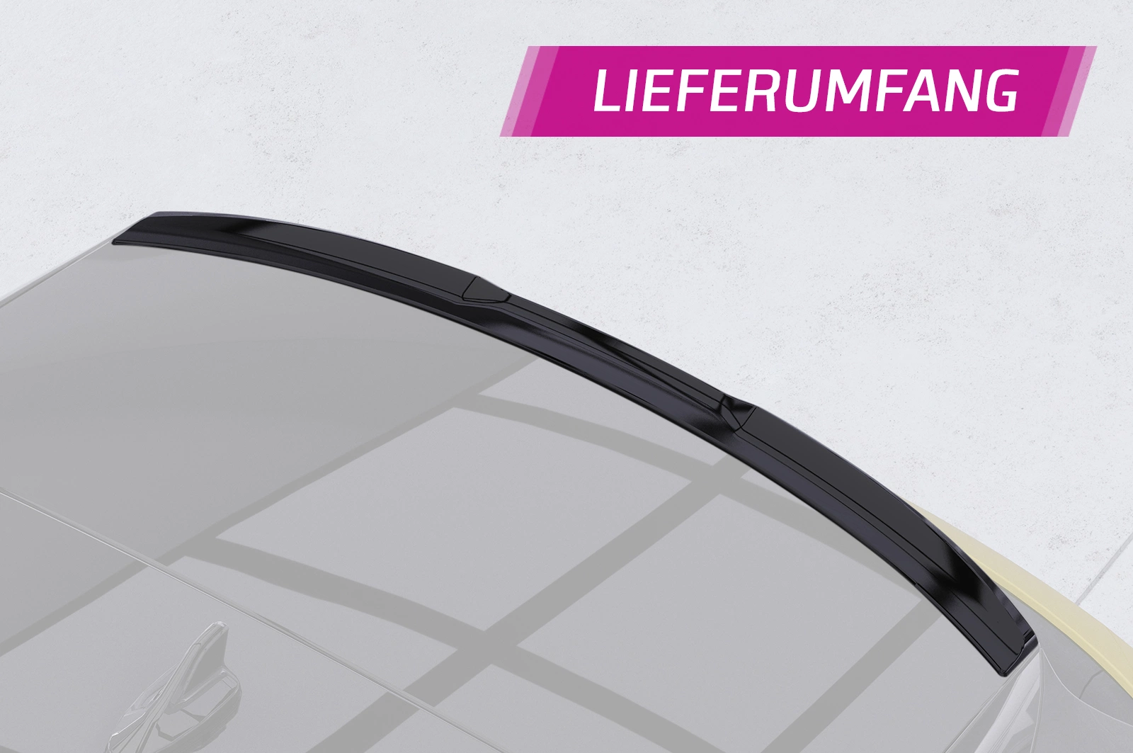 Achterspoiler VW ID.4 glans zwart 2020–