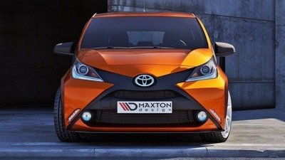 Voorspoiler Toyota Aygo 2 Glans Zwart