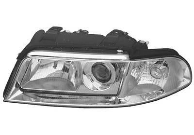 koplamp, H7+H7, rechts Audi A4, 1999-2000