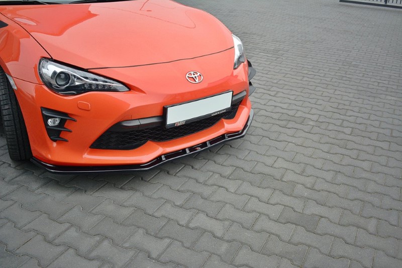 Voorspoiler Toyota GT86 FACELIFT Zwart Glans V.3