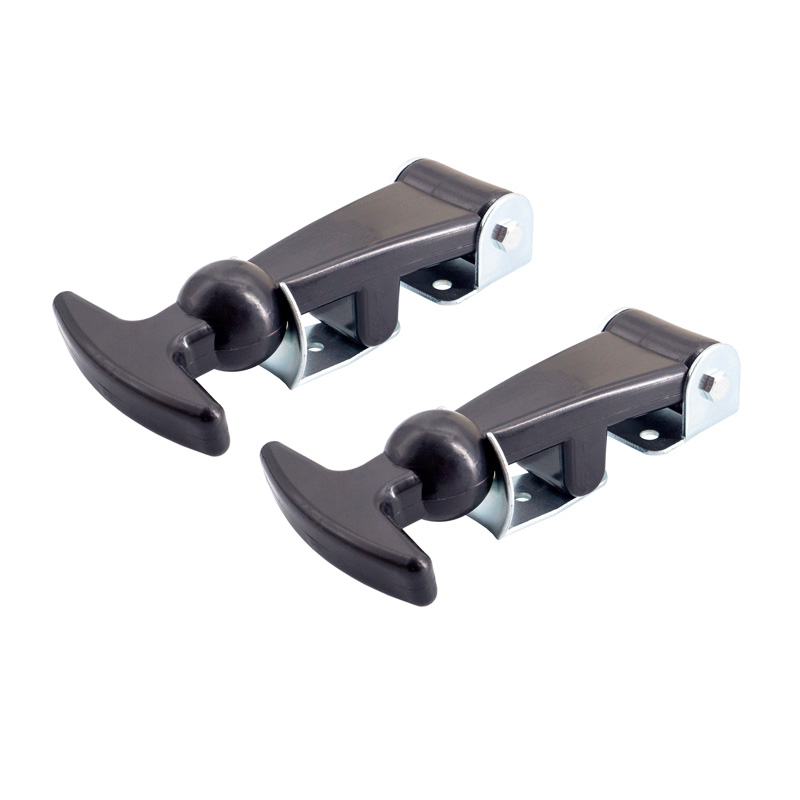 Simoni Racing Universele Motorkaphaken Type 6 - Zilver/Zwart - Quick Release