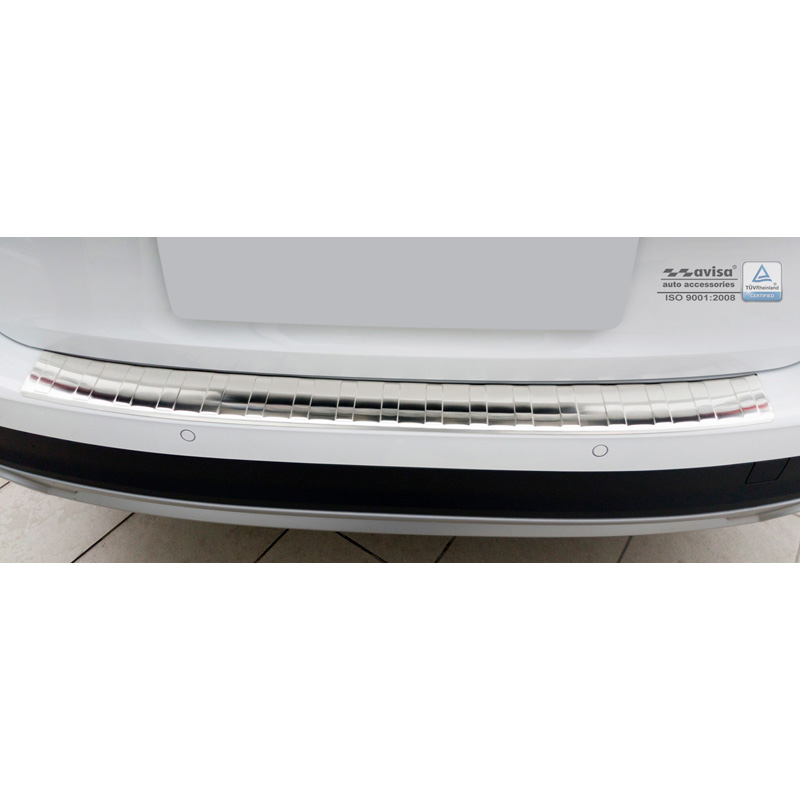 RVS Achterbumperprotector Audi A4 B9 Allroad 2015- 'Ribs'