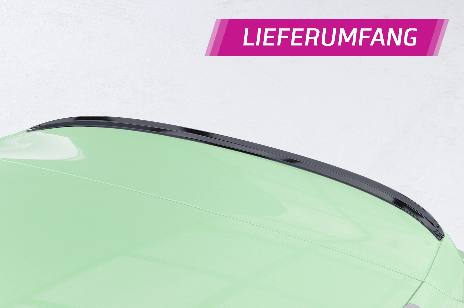 Achterspoiler Audi Q3 (Typ F3) Sportback CSR glans zwart