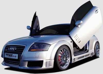 Voorbumper Audi TT Rieger R-Frame met air-intakes