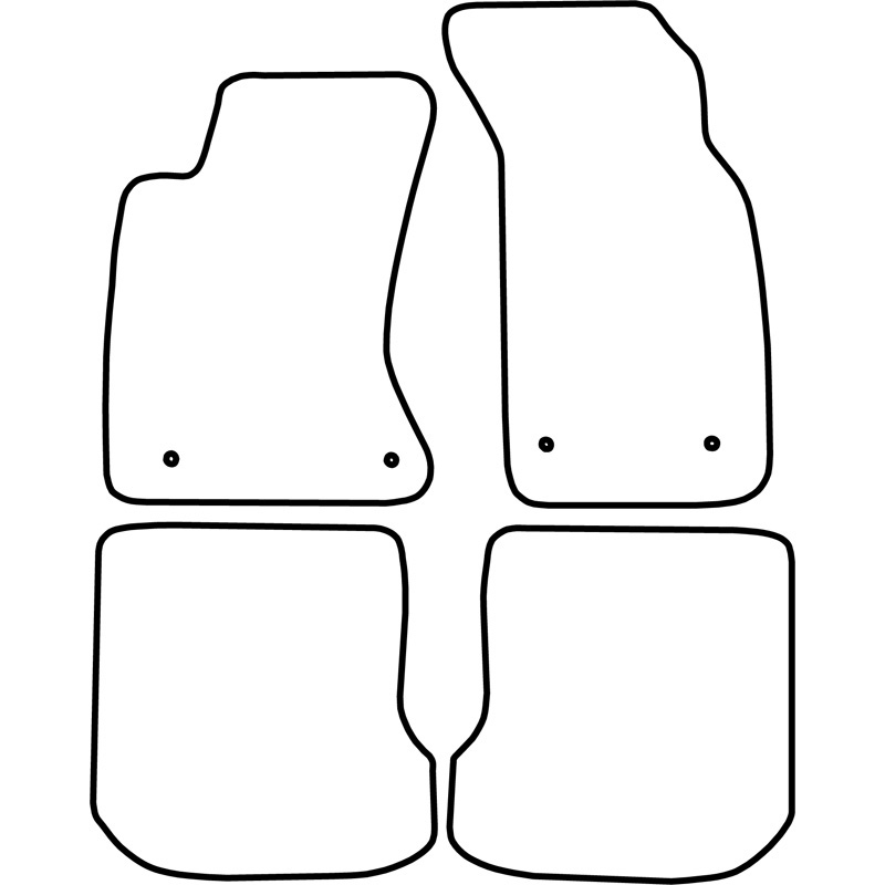 Automatten Velours  Audi A4 1995-1999