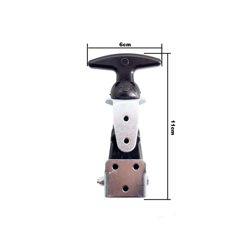 Simoni Racing Universele Motorkaphaken Type 6 - Zilver/Zwart - Quick Release