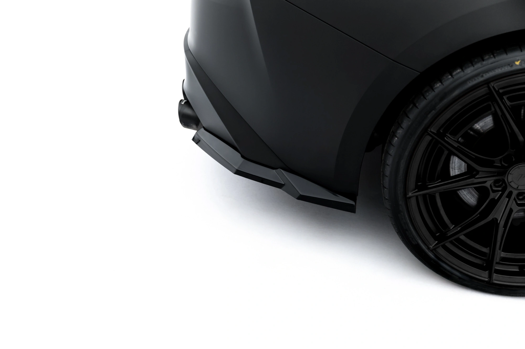 Diffusor Zij-Splitter Lexus IS 500 Mk3 Facelift 2 (XE30) Maxton Glans Zwart