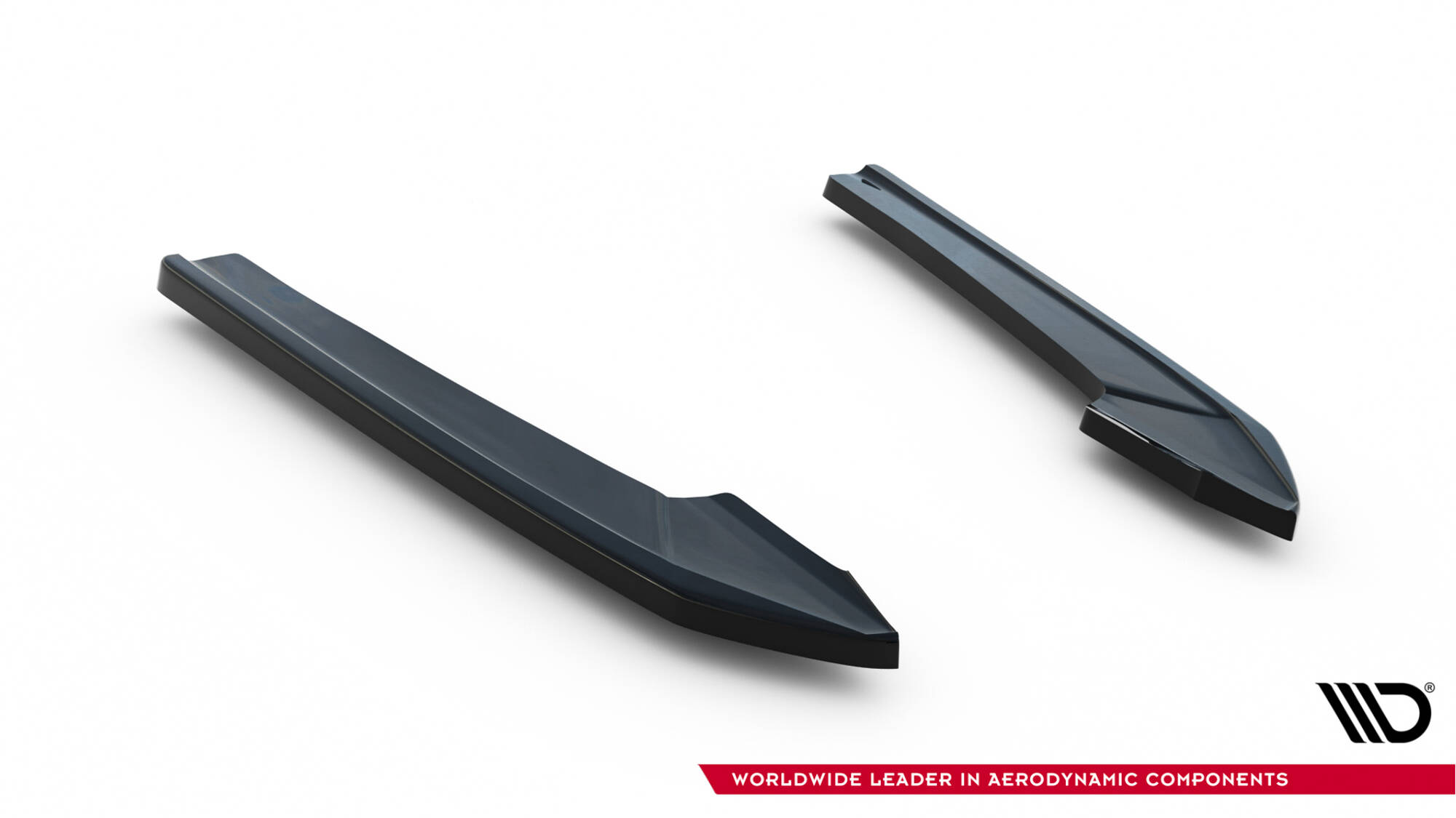 Achterzij Spoilers Audi A4 S-line B9 Maxton Glanzend zwart