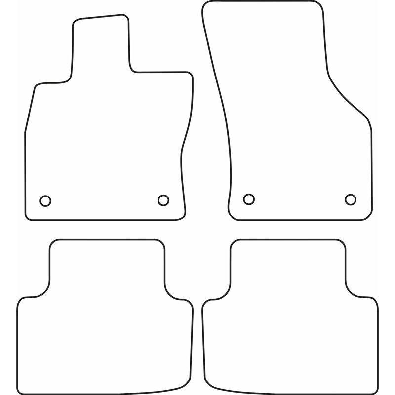 Automatten Velours  Volkswagen Golf VIII Variant 2020- (excl. eTSi)