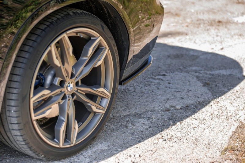 Achterzij Spoilers BMW X4 M-Pack G02 Glanzend Zwart