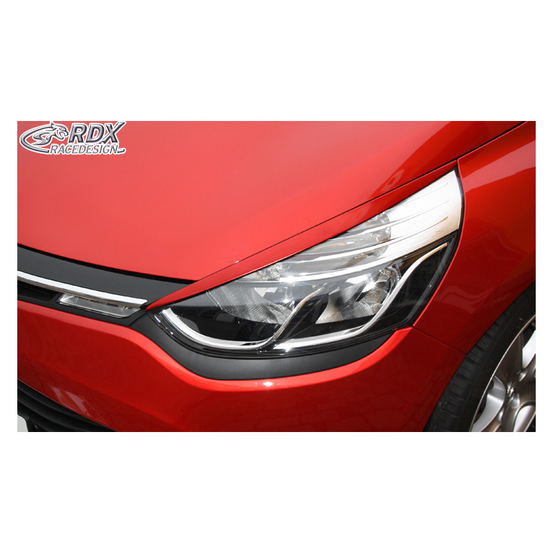 Koplampspoilers  Renault Clio IV 2012- (ABS)
