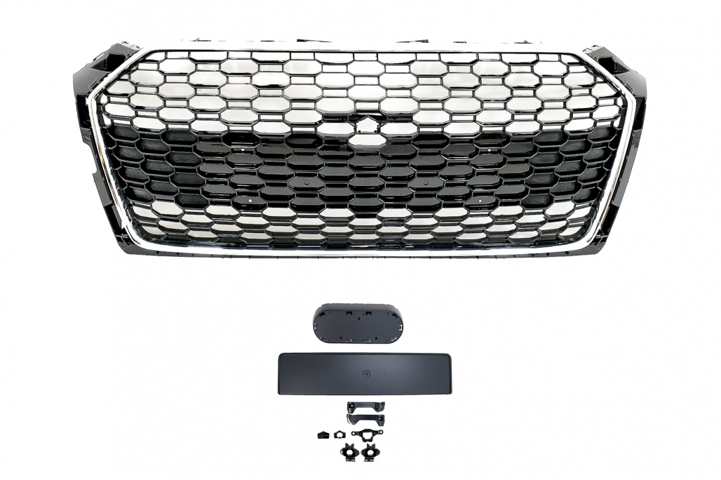 Grill Audi A5 F5 2017-2019 RS5 Look zwart/chroom