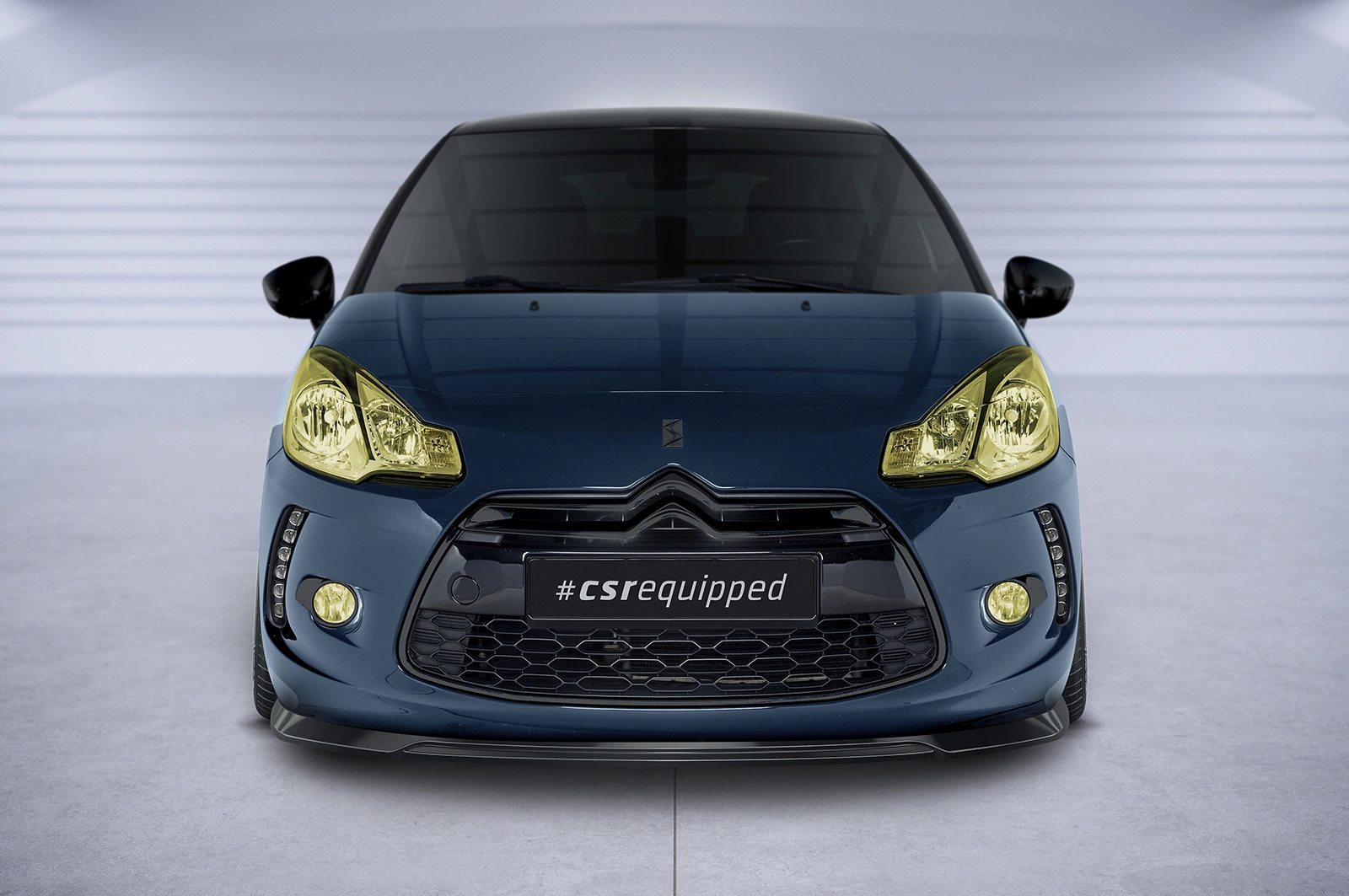 Voorspoiler Citroën DS3 Glans Zwart – CSR Automotive