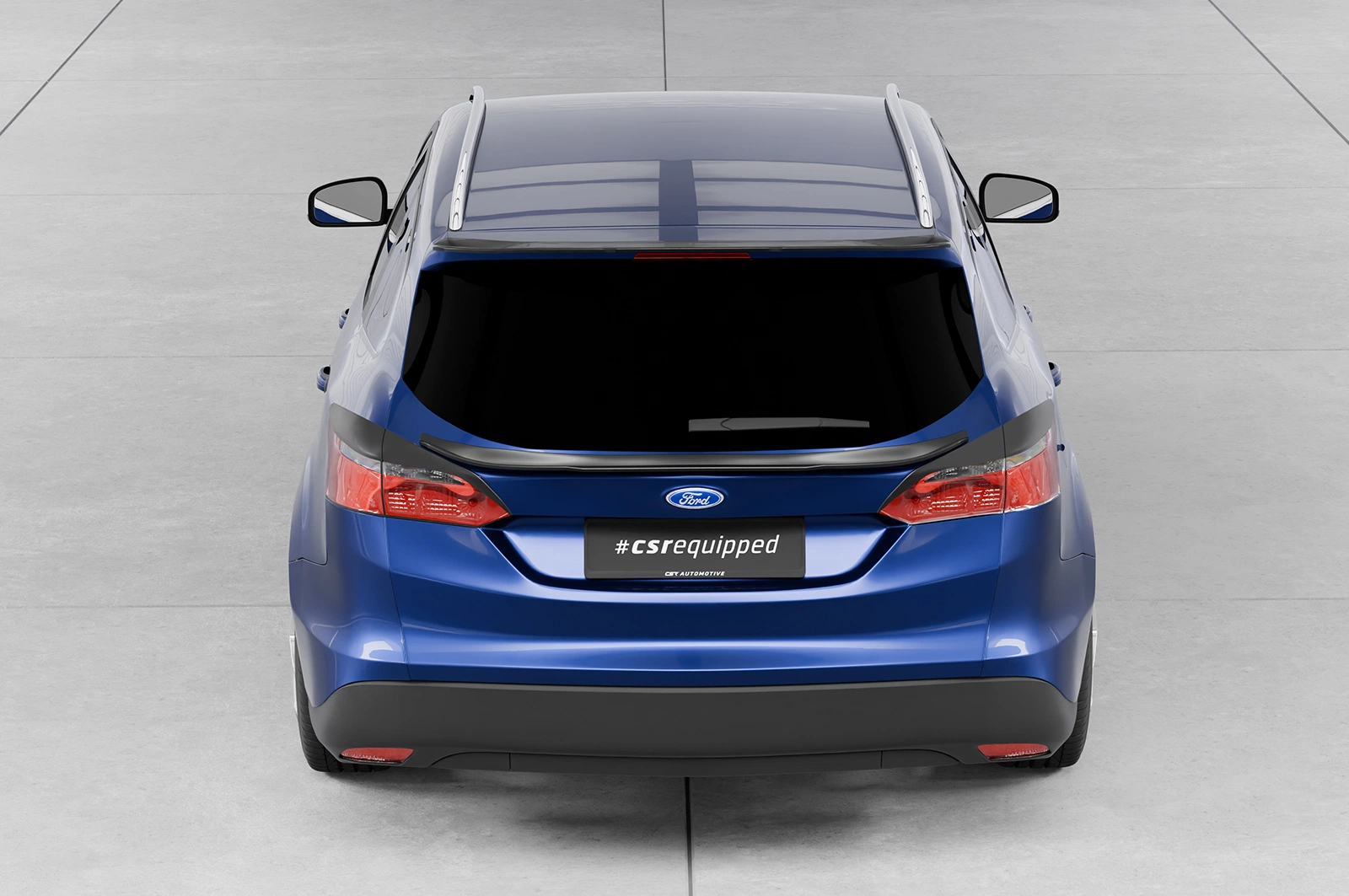 Achterspoiler Ford Focus MK3 Turnier (2011–2018) Glans Zwart – CSR Automotive