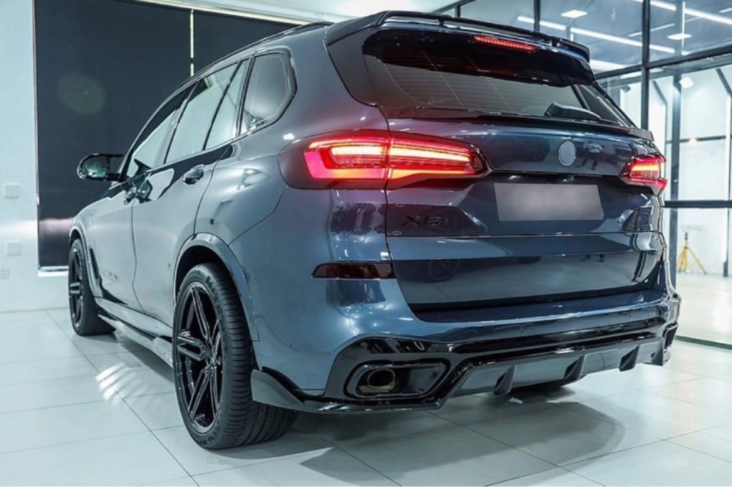 Diffuser BMW X5 G05 M-Tech Black Knight Design Carbon Look