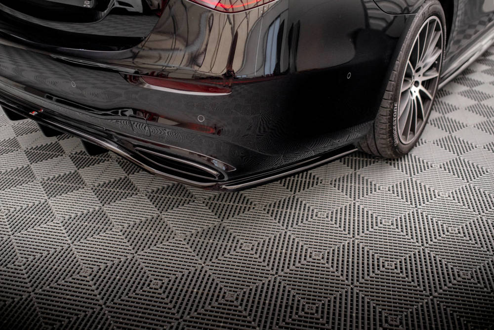 Diffuser Mercedes S Klasse W223 AMG Pakket Maxton Glans Zwart