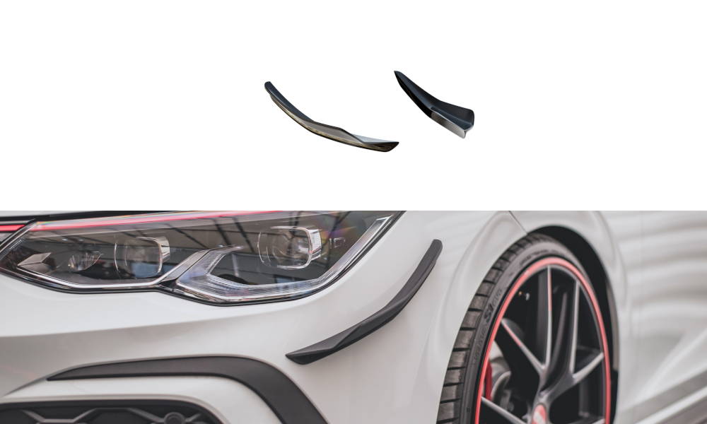 Canards Volkswagen Golf 8 GTI / R-Line Maxton