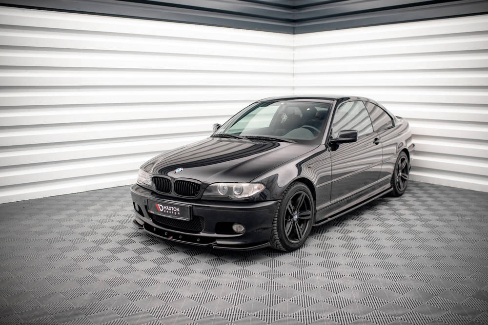 Zijskirts V.2 BMW 3 E46 MPACK COUPE Glanzend Zwart