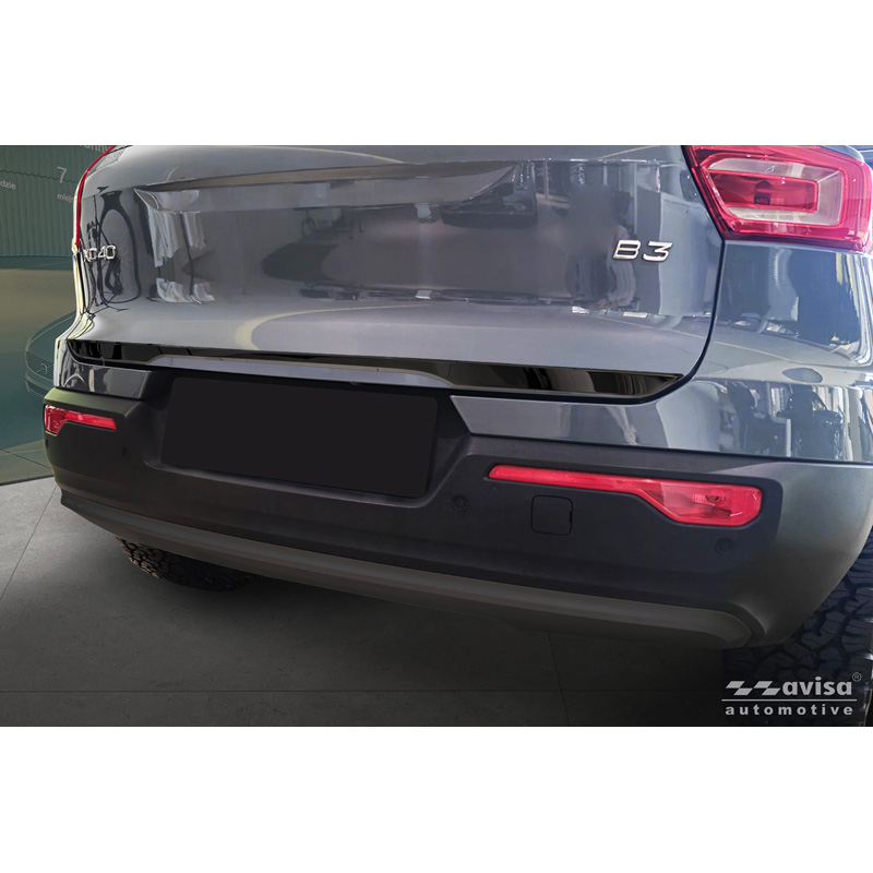 Avisa Zwart Chroom RVS Kofferbak Sierlijst  Volvo XC40 (536) 2017-