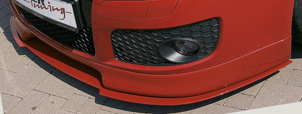 Spoilerzwaard recht voor Voorspoilerlip VW Golf V GT/GTI Rieger