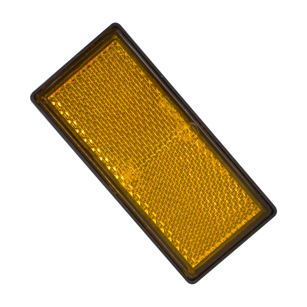 Reflector oranje 90x40mm onverpakt