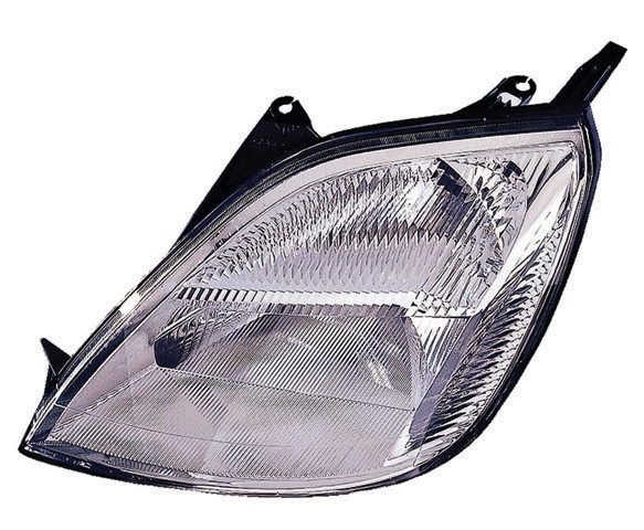 Koplamp rechts FIESTA 02.05 met LWR MOTOR