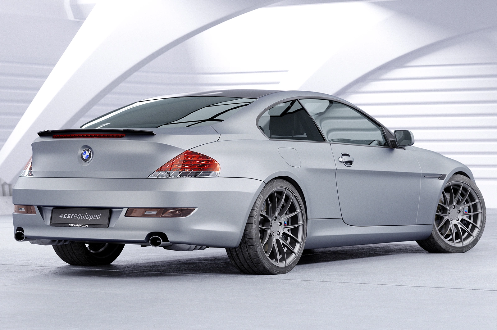 Achterspoiler BMW 6‑Serie E63/E64 glans zwart 2003–2010