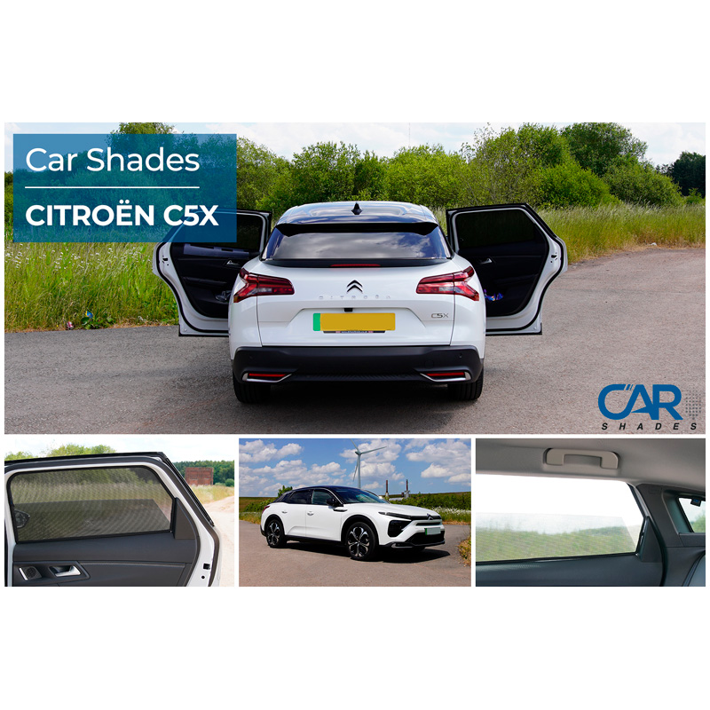 Set Car Shades (achterportieren)  Citroën C5 X 2021- (2-delig)