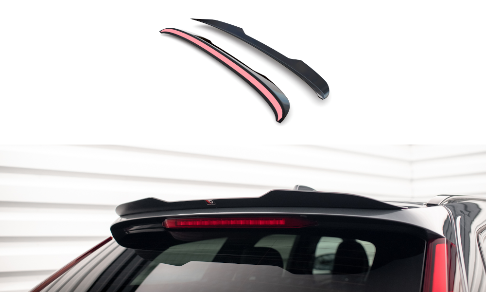 Spoiler Volvo V90 R-Design 2016 - 2020 Maxton Glans Zwart